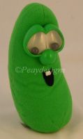 Veggie Tales LARRY THE CUCUMBER Baby Rattle